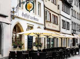 Hotel Sonne - Das kleine Altstadt Hotel，位于罗滕堡Rothenburg Old Town的酒店