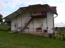 Casa Bucovina Dorna Candrenilor，位于Ascuţitele的带停车场的酒店