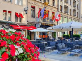 白鹤酒店，位于日内瓦的豪华酒店