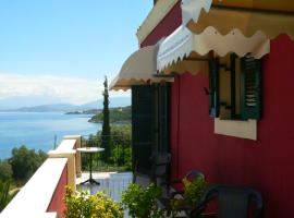 Apraos Bay Hotel In Kalamaki Beach，位于Apraos的旅馆