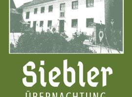 Siebler Übernachtungen am Bauernhof，位于沃尔恩察的公寓