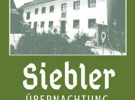 Siebler Übernachtungen am Bauernhof，位于沃尔恩察的酒店