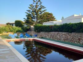 3 bedrooms villa at Cap d'en Font 800 m away from the beach with sea view private pool and enclosed garden，位于Cap d'en Font的海滩酒店