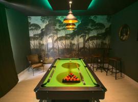 British room Billard & jacuzzi centre ville parking gratuit，位于米卢斯的酒店