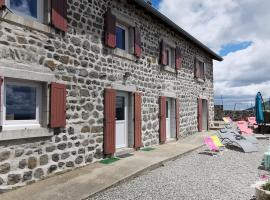 Gîte familial avec cour, ping-pong, proche Lyon et Clermont-Ferrand - FR-1-582-330，位于Mézères的酒店