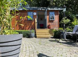 Lilac Hut Shepherds Hut，位于Tower Bridge的山林小屋