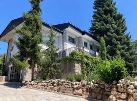 Gran chalet con piscina y apartamento en Navacerrada，位于纳瓦塞拉达的木屋