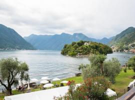 Lake Como Studio with Balcony and Private Parking，位于欧苏西奥的公寓