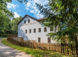 Buškovský mlýn 1580，位于Dolní Bousov的旅馆