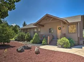 Sunny Show Low Home Deck, BBQ and Golf Course Views