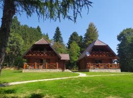 Brvnare Park Borova，位于兹拉蒂博尔的木屋