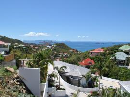 Rêve de Saint Barth - Vue Mer - Piscine Chauffée & Jacuzzi，位于古斯塔维亚的海滩短租房