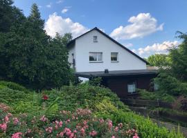 Ferienwohnung Donner am Wald mit Garten & Hot-Tub，位于梅舍德的低价酒店