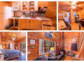 Cabin #4 The Wolves Den - Pet Friendly- Sleeps 6 - Playground & Game Room，位于佩森的酒店