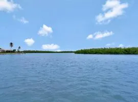 Waterfront home on key lot with pool/view of river