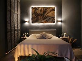 SLEEP INN - Black and Gold Loft Antwerp Cityview，位于安特卫普的酒店