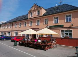 Penzion a restaurace na Křižovatce，位于Polevsko的住宿加早餐旅馆