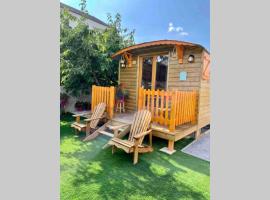 La Galipette, charmant chalet en Champagne，位于Fleury-la-Rivière的酒店