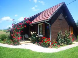 Wooden house Nela near Plitvice Lakes，位于斯莫利亚纳茨的酒店