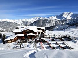 Hôtel 3 étoiles -Restaurant Le Pilatus Courchevel，位于谷雪维尔瑞士滑雪缆车附近的酒店