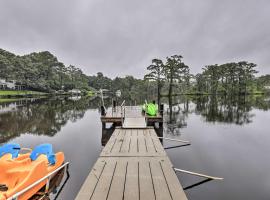Cottage with Patio and Shared Waterfront Perks!