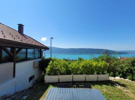 Maisonnette vue panoramique lac d'Annecy，位于维里尔·杜·拉克的度假屋
