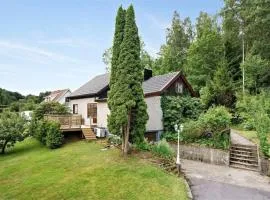 Beutiful house with large garden .