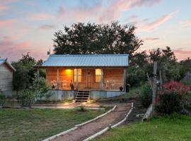 HR Cabin 3- The Little Bear Cabin，位于弗雷德里克斯堡Texas Wine Tours附近的酒店