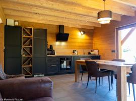 Les Jardins du Hérisson Chalet 2，位于Bonlieu的酒店
