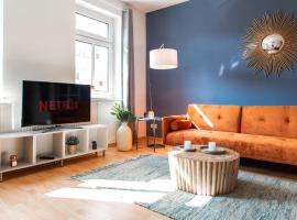 Stilvolles Apartment mit Balkon / Netflix + WIFI & zentrumsnah，位于开姆尼茨艾歇別墅附近的酒店