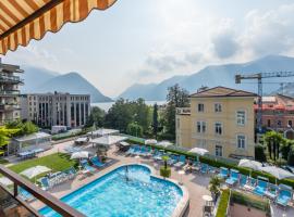 Hotel Delfino Lugano，位于卢加诺的酒店