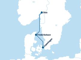 DFDS Ferry - Copenhagen to Oslo，位于哥本哈根小美人鱼附近的酒店