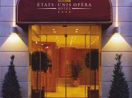 Hotel Etats Unis Opera，位于巴黎2区 - 交易所的酒店