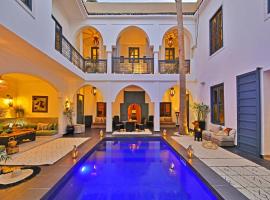 安妮萨特摩洛哥传统庭院住宅，位于马拉喀什的高尔夫酒店