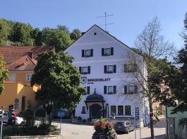 Hotel Birkenblatt，位于布尔格伦根费尔德的酒店