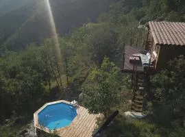 Chalet Chevreuil avec piscine privée