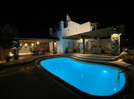 Kalafatis Private Villa Mykonos，位于卡拉法蒂斯的酒店