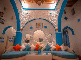 安特克摩洛哥传统庭院住宅，位于舍夫沙万的摩洛哥传统庭院