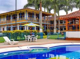 Hotel Campestre La Casona Paisa，位于金巴亚的酒店