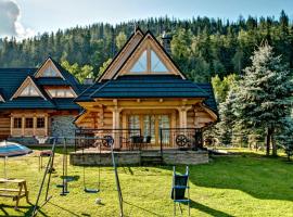 Domek drewniany luxury cottage Dabrowa，位于扎科帕内的豪华帐篷营地