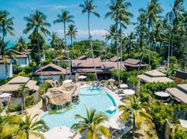 Khwan Beach Resort - Luxury Glamping and Pool Villas Samui - Adults Only - SHA Extra Plus，位于湄南海滩的Spa酒店
