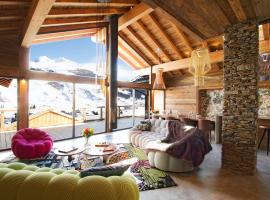 Chalet le 1700，位于莱德萨阿尔卑斯莱德萨阿尔卑斯滑雪学校附近的酒店