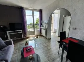 Appartement VUE MER avec parking gratuit sur place