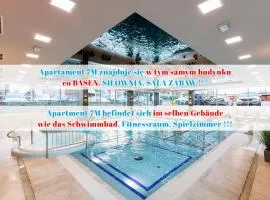 Apartament 7M z Basenem w jednym budynku Rewal, free private parking, Park rozrywki HOSSOLAND 30 minut