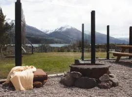 Cabaña frente al lago Meliquina