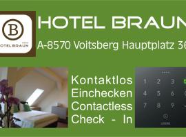 Hotel Braun，位于沃茨伯格的酒店