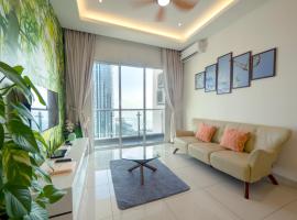 Seaview condo near RF Mall, Food Court & Free Netflix，位于新山新加坡动物园附近的酒店