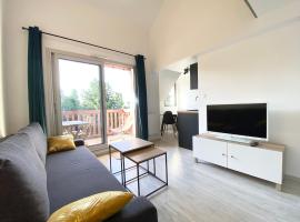 L'OREE DE DEAUVILLE, CHARMANT DUPLEX PROCHE PLAGE，位于图尔热维尔的酒店