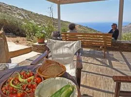 Traditional stone house 1bedroom, sea view, Syros