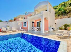 Luxury Villa Akti Barbati 1 with private pool by DadoVillas，位于Ano Pyrgi的酒店